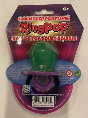 Green Ring Pop Scented Squishi Toy